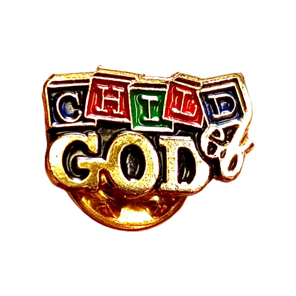 Vintage CHILD of GOD Small Lapel Pin